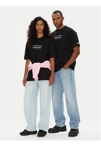 Hunter T-Shirt Abele UNISEX HARU0007251 Czarny Regular Fit. Kolor: czarny. Materiał: bawełna #2