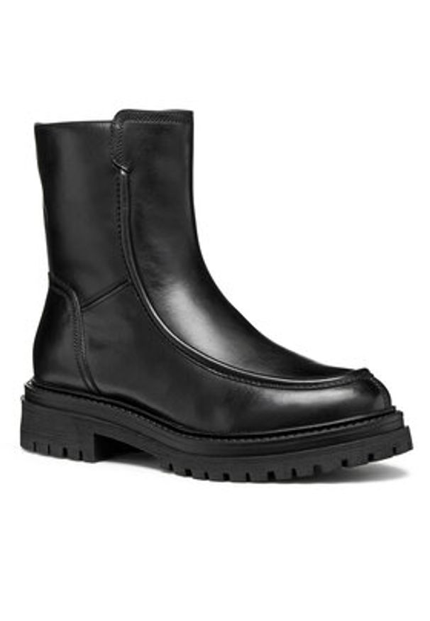 Geox Kozaki D Iridea D56HRG 00043 C9999 Czarny. Kolor: czarny. Materiał: skóra