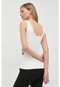 Miss Sixty top damski kolor biały. Okazja: na co dzień. Kolor: biały. Materiał: dzianina. Wzór: gładki. Styl: casual #4