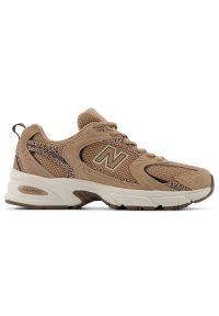 Buty damskie New Balance U530CRA – brązowe. Kolor: brązowy. Materiał: materiał, syntetyk. Szerokość cholewki: normalna. Sezon: lato. Sport: turystyka piesza