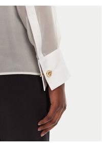 Elisabetta Franchi Koszula CA-107-52E2-V460 Biały Regular Fit. Kolor: biały. Materiał: jedwab #3