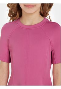 Calvin Klein Jeans Sukienka codzienna IG0IG02228 Różowy Regular Fit. Okazja: na co dzień. Kolor: różowy. Materiał: syntetyk. Typ sukienki: proste. Styl: casual