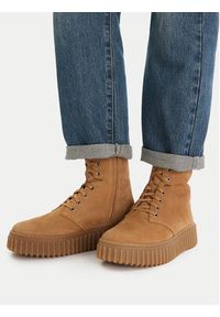 Clarks Trzewiki Torhill Style 26182917 Brązowy. Kolor: brązowy. Materiał: nubuk, skóra #3