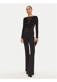 Elisabetta Franchi Body BO-011-47E2 Czarny Slim Fit. Kolor: czarny. Materiał: syntetyk #3