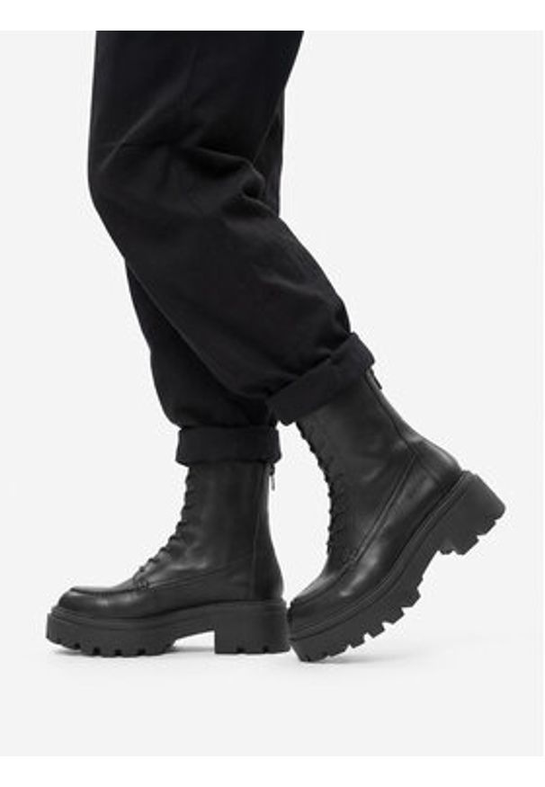 G-Star RAW - G-Star Raw Trzewiki CEO-ZUM-HY25713-1-1 Czarny. Kolor: czarny. Materiał: skóra