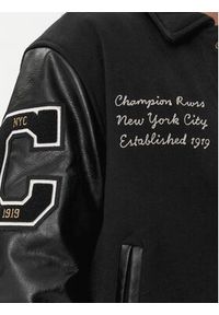 Champion Kurtka bomber 219993 Czarny Regular Fit. Kolor: czarny. Materiał: syntetyk