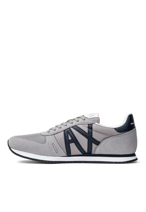 Sneakersy męskie szare Armani Exchange XUX017 XCC68 K668. Kolor: szary
