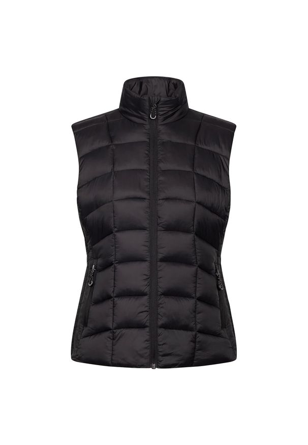 TRESPASS - Bezrękawnik Damski Ogbere. Kolor: czarny. Długość rękawa: bez rękawów. Sport: turystyka piesza