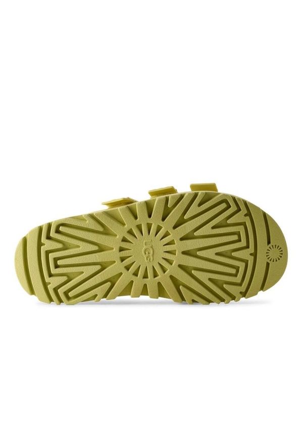 Ugg Australian W Goldenglow Slide Sandals Damskie. Okazja: na plażę, na co dzień. Kolor: żółty. Styl: casual, sportowy