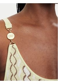 Fracomina Sukienka dzianinowa FS26SD5005K414F8 Żółty jasny Slim Fit. Kolor: żółty. Materiał: wiskoza #2