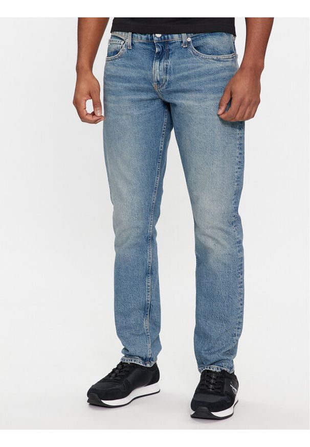 Calvin Klein Jeans Jeansy J30J324202 Niebieski Slim Fit. Kolor: niebieski