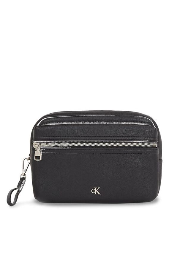 Calvin Klein Saszetka K50K511448 Czarny. Kolor: czarny. Materiał: skóra