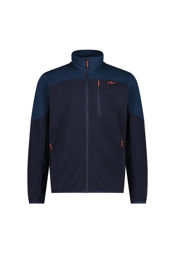 Bluza męska turystyczna CMP 35H7707. Kolor: niebieski. Styl: sportowy. Sport: turystyka piesza