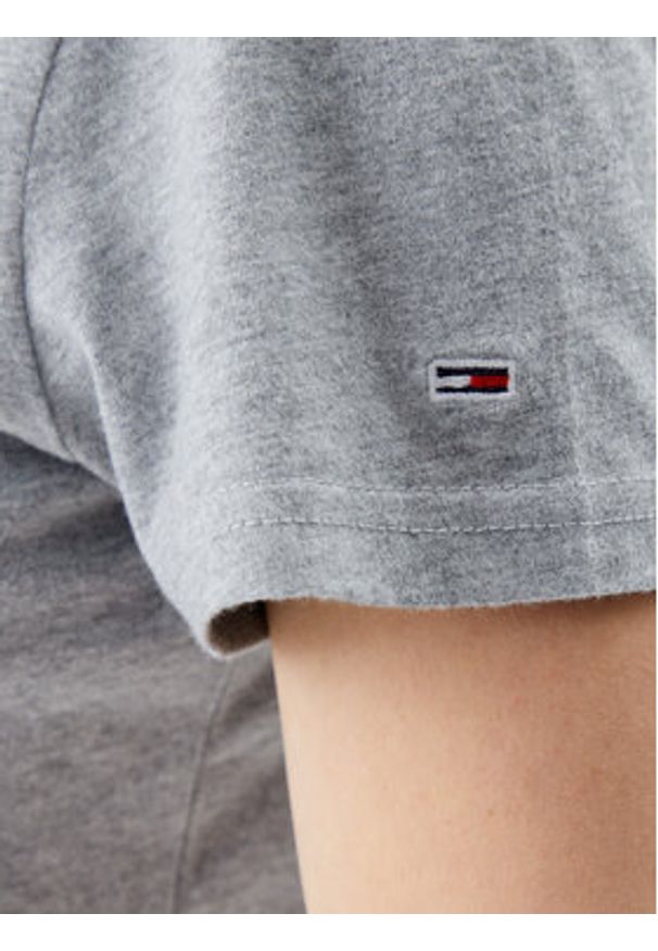 Tommy Jeans T-Shirt Varsity DW0DW20317 Szary Regular Fit. Kolor: szary. Materiał: bawełna