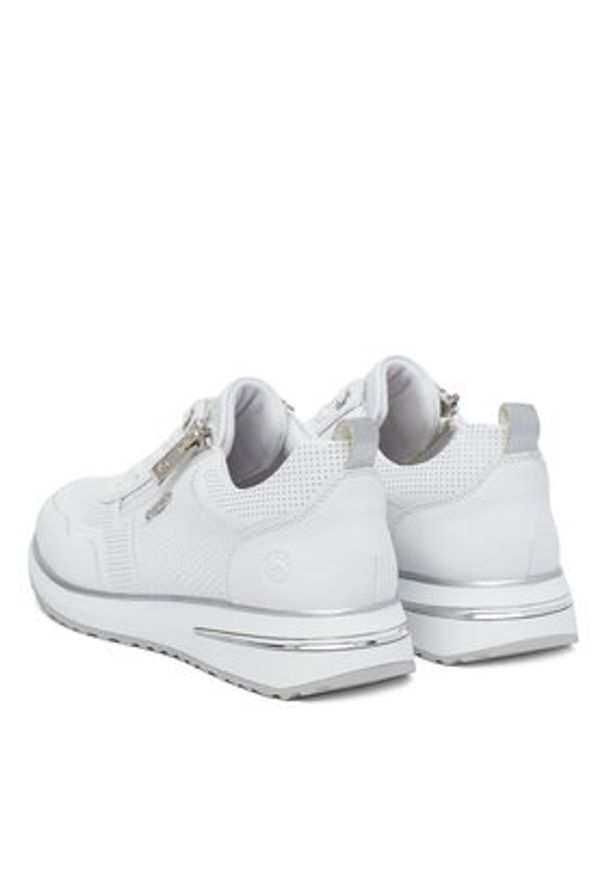 Remonte Sneakersy D1G09-80 Biały. Kolor: biały. Materiał: syntetyk, materiał