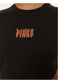 Pinko T-Shirt Bussolotto 103349 A23W Czarny Regular Fit. Kolor: czarny. Materiał: bawełna #4