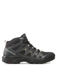 salomon - Trekkingi Salomon. Kolor: czarny. Technologia: Gore-Tex. Sport: turystyka piesza