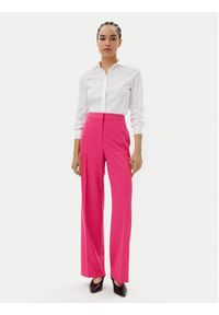 Hugo - HUGO Spodnie materiałowe Hambali 50537611 Różowy Relaxed Fit. Kolor: różowy. Materiał: syntetyk