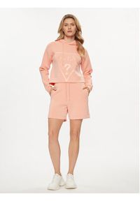 Guess Bluza New Alisa V2YQ08 K7UW2 Koralowy Regular Fit. Kolor: pomarańczowy. Materiał: wiskoza #5