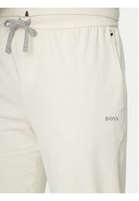 BOSS Spodnie dresowe Mix&Match 50515305 Biały Regular Fit. Kolor: biały. Materiał: bawełna #4
