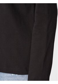 Gina Tricot Bluzka Basic 18488 Czarny Regular Fit. Kolor: czarny. Materiał: bawełna #5
