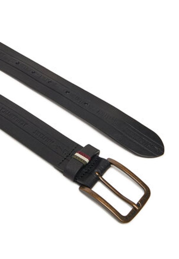 Aeronautica Militare Pasek Męski 251CP262PL274 Czarny. Kolor: czarny. Materiał: skóra