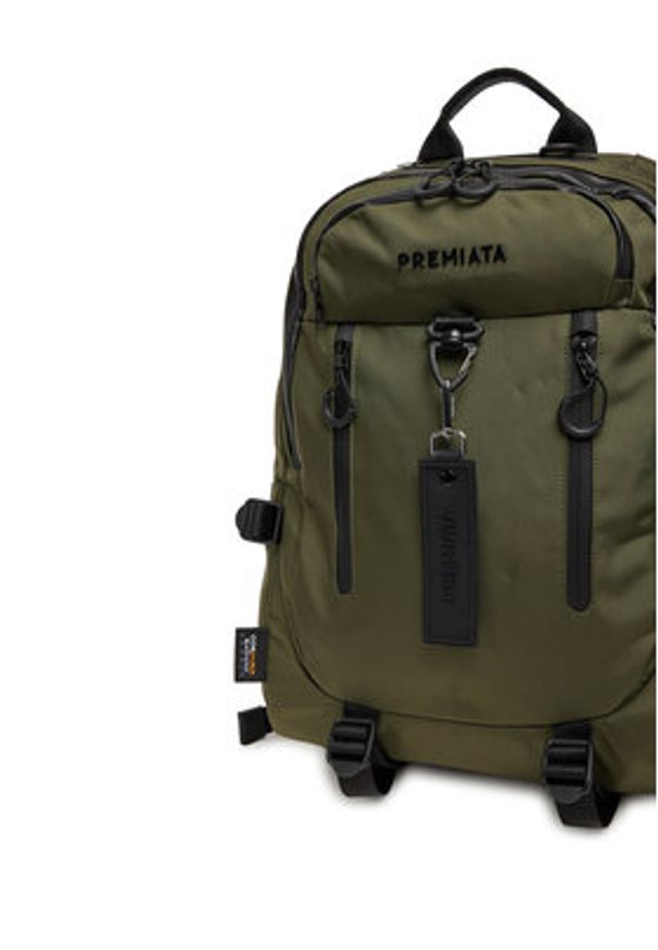 Premiata Plecak Ventura Var 2131 Khaki. Kolor: brązowy. Materiał: materiał