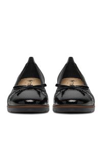 Rieker Baleriny 45358-00 Czarny. Kolor: czarny. Materiał: materiał #4