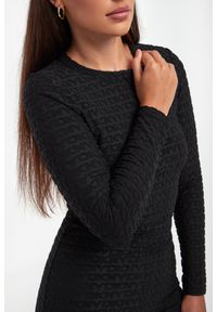 Sukienka logowana mini DKNY. Długość: mini #4