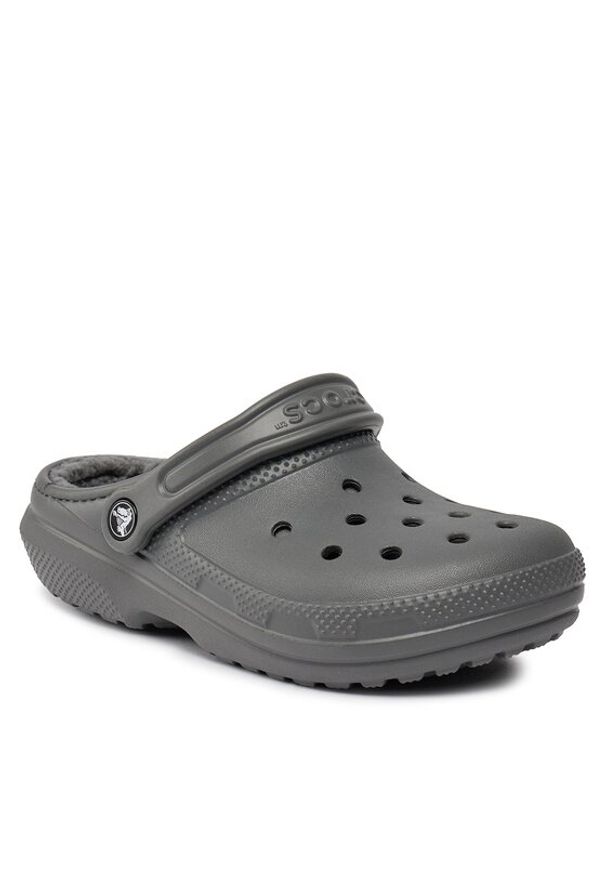 Crocs Klapki Classic Lined Clog 203591 Szary. Kolor: szary