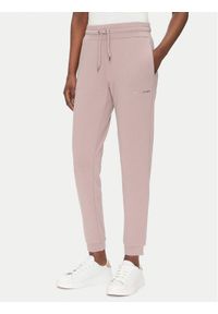 EA7 Emporio Armani Spodnie dresowe 8NTP66 TJ9RZ U4079 Różowy Regular Fit. Kolor: różowy. Materiał: syntetyk #1