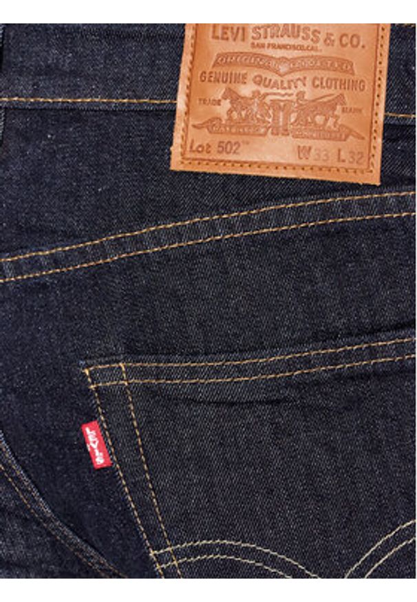 Levi's® Jeansy 502™ 29507-0280 Granatowy Taper Fit. Kolor: niebieski
