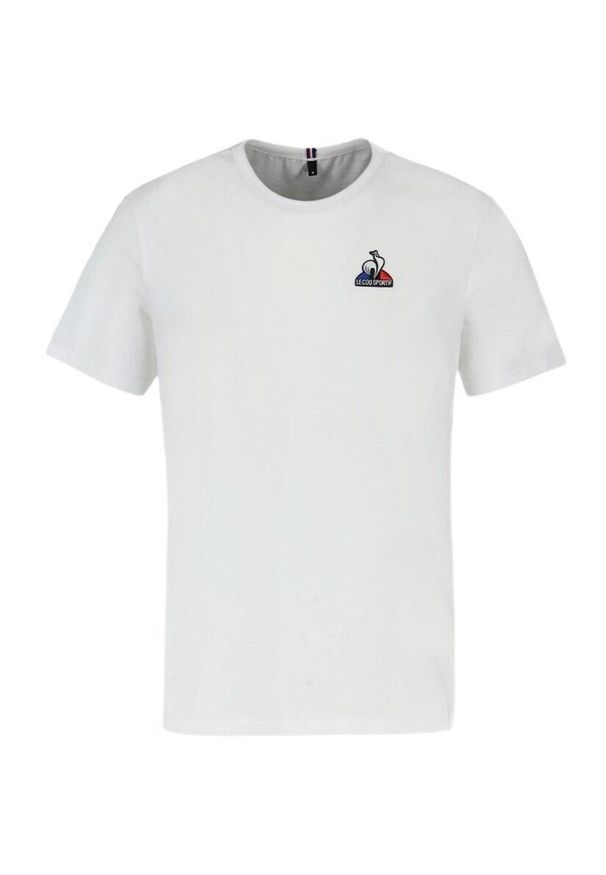 Le Coq Sportif - T-shirt do pilates męski ESS Tee SS N°4 M. Kolor: biały. Sport: joga i pilates