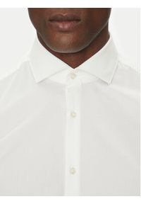 Hugo - HUGO Koszula Kason 50482056 Biały Slim Fit. Kolor: biały. Materiał: bawełna #5
