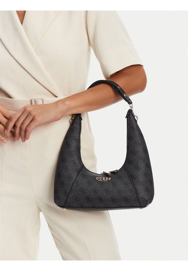 Guess Torebka Calista HWSG73 34170 Szary. Kolor: szary. Materiał: skórzane