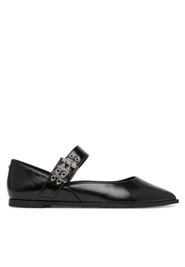 Buffalo Baleriny Marly Riv 1621044 Czarny. Kolor: czarny. Materiał: skóra