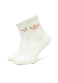 Adidas - adidas Zestaw 6 par wysokich skarpet unisex Trefoil Cushion JY2678 Kolorowy. Materiał: materiał, bawełna. Wzór: kolorowy #6