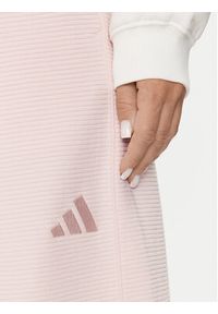 Adidas - adidas Spodnie dresowe ALL SZN IY6831 Różowy Wide Leg. Kolor: różowy. Materiał: syntetyk, bawełna