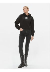 Calvin Klein Jeans Bluza J20J222962 Czarny Regular Fit. Kolor: czarny. Materiał: bawełna #4