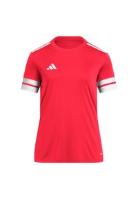 Adidas - Koszulka Squadra 25. Kolor: czerwony, biały, wielokolorowy. Materiał: materiał. Sport: piłka nożna