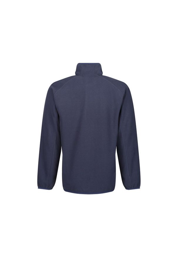 Regatta - Męski Polar Navigate Half Zip Fleece. Kolor: szary, niebieski, wielokolorowy. Materiał: polar. Sezon: zima. Styl: sportowy. Sport: turystyka piesza
