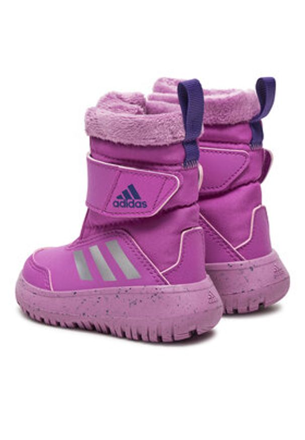 Adidas - adidas Śniegowce Winterplay I IE8672 Fioletowy. Kolor: fioletowy. Materiał: materiał