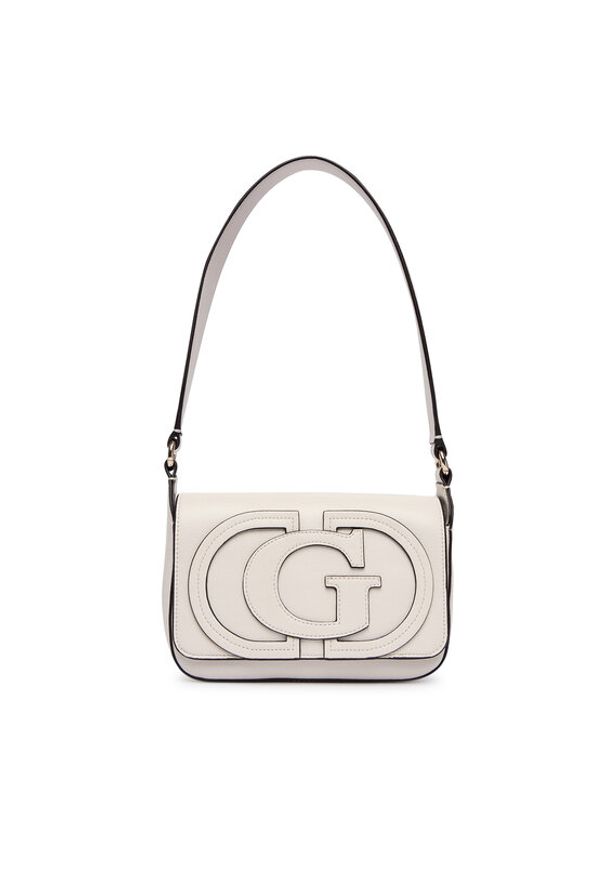 Guess Torebka Ruby HWNG97 40190 Kremowy. Kolor: kremowy. Materiał: skórzane