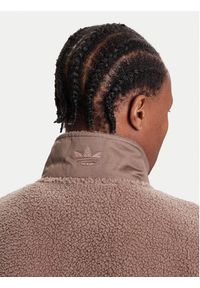 Adidas - adidas Polar Premium Essentials JW3510 Brązowy Loose Fit. Kolor: brązowy. Materiał: syntetyk #5