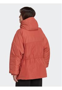 Adidas - adidas Kurtka przejściowa Parka HK5248 Pomarańczowy Loose Fit. Kolor: pomarańczowy. Materiał: syntetyk