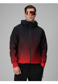 4f - 4F Kurtka przejściowa membrana 5000 męska - czerwona XL. Okazja: na co dzień, na spacer. Kolor: czerwony. Materiał: materiał. Styl: casual #1
