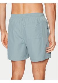 Calvin Klein Swimwear Szorty kąpielowe KM0KM01161 Błękitny Regular Fit. Kolor: niebieski. Materiał: syntetyk #4