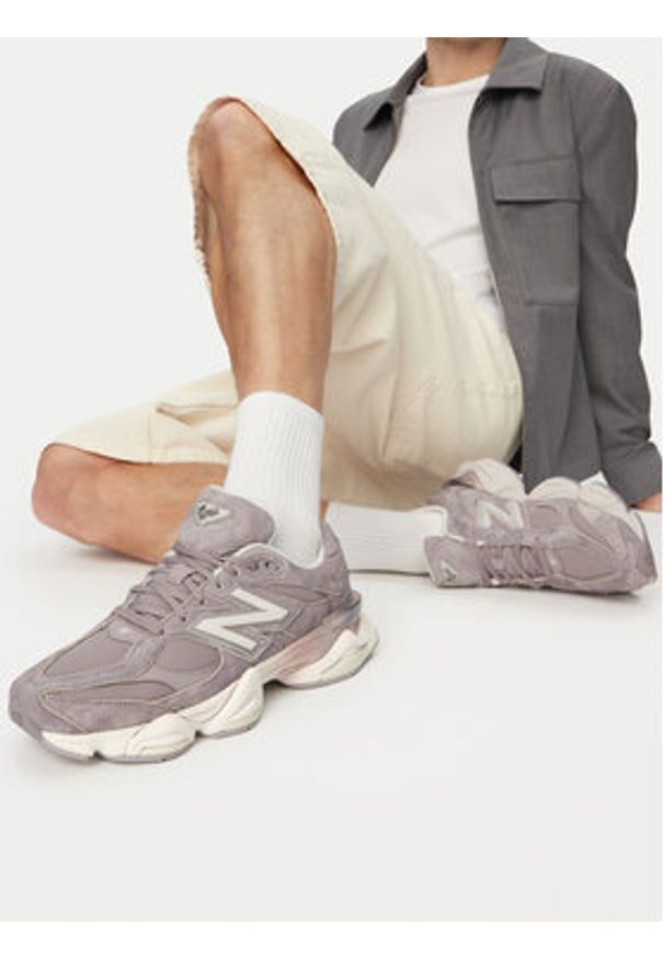 New Balance Sneakersy U906087O M Fioletowy. Kolor: fioletowy. Materiał: nubuk, skóra