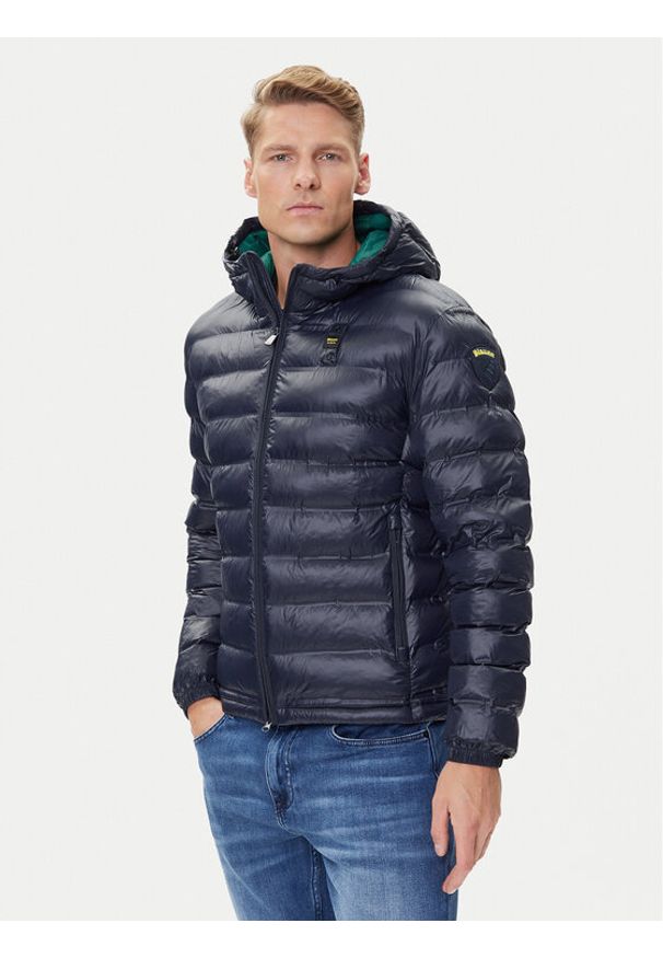 Blauer Kurtka przejściowa 25WBLUC02132 Granatowy Regular Fit. Kolor: niebieski. Materiał: syntetyk