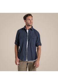 CRAGHOPPERS - Koszula turystyczna męska Craghoppers Kiwi LS Shirt. Kolor: szary, niebieski, wielokolorowy. Sport: turystyka piesza #1